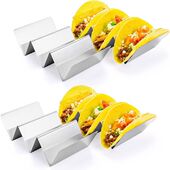 Grids Kitchen Stainless Taco Holder Steel ell Plate