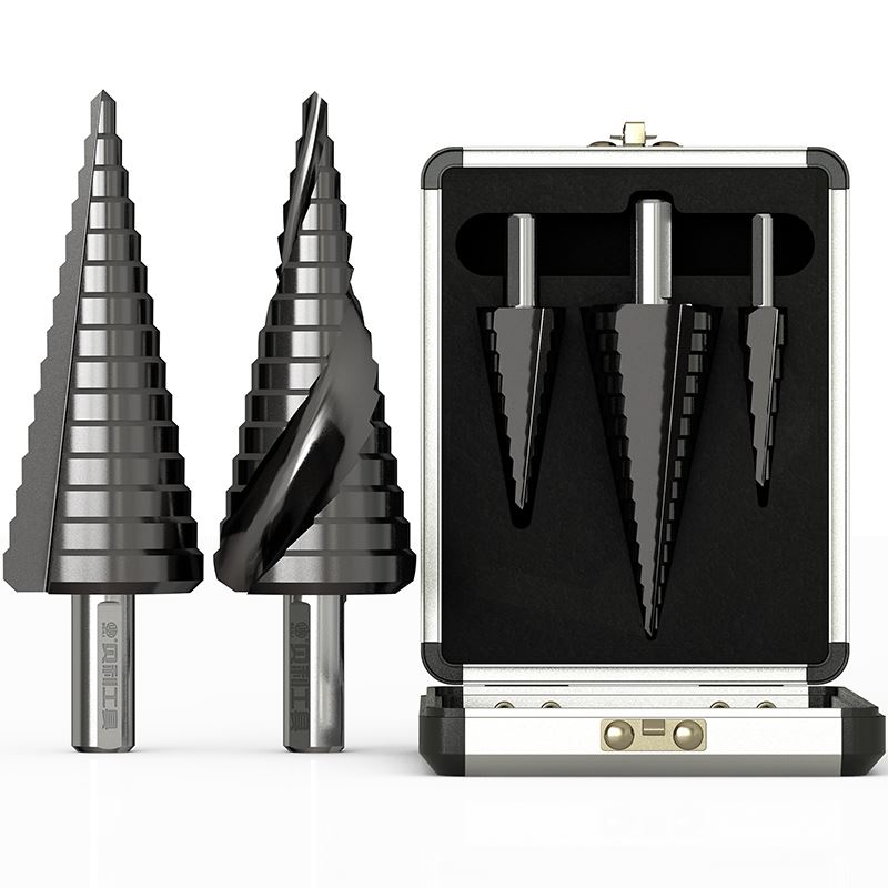 宝塔钻头含钴工业级TiAlN不锈钢扩孔钻梯形钻头阶梯钻头台阶钻头