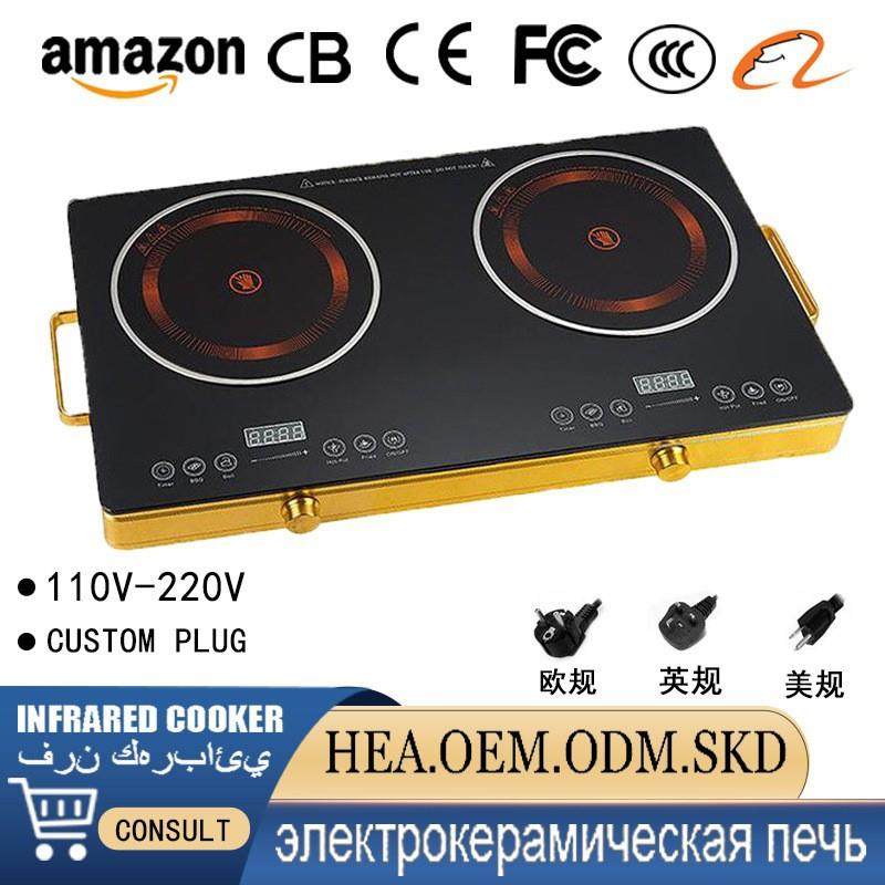 双头电陶炉智能定时加热不挑锅中东双头电灶陶瓷炊具双灶外贸出口,厨房/烹饪用具,冰箱除冰铲,淘宝优惠券,粉丝福利购,淘宝优惠卷
