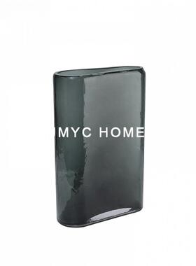 现代简约渐变色玻璃花瓶水培摆件创意客厅卧室电视柜餐桌软装饰品