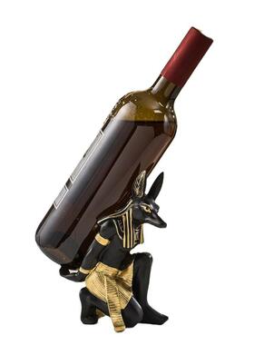 阿努比斯树脂工艺品家居客厅装饰纪念品创意古埃及葡萄酒架