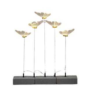 新款婚庆道具5头蝴蝶路引婚礼发光舞台场景装饰布置氛围装饰用品