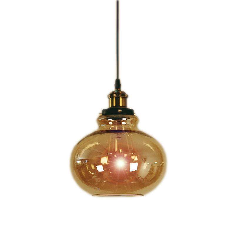 北欧餐厅吊灯简约现代吧台奶茶店铺灯饰创意个性单头小玻璃球灯具,家装灯饰光源,智能吊灯,淘宝优惠券,粉丝福利购,淘宝优惠卷