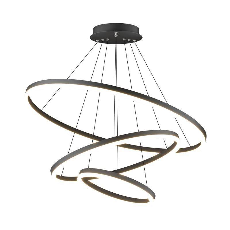 北欧意式极简客厅吊灯简约大气护眼卧室餐厅家居圆环形创意灯具,家装灯饰光源,智能吊灯,淘宝优惠券,粉丝福利购,淘宝优惠卷