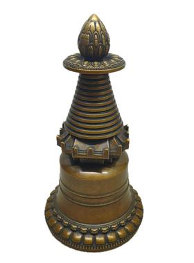 古玩仿古佛塔铜摆件收藏家居装饰创意工艺品