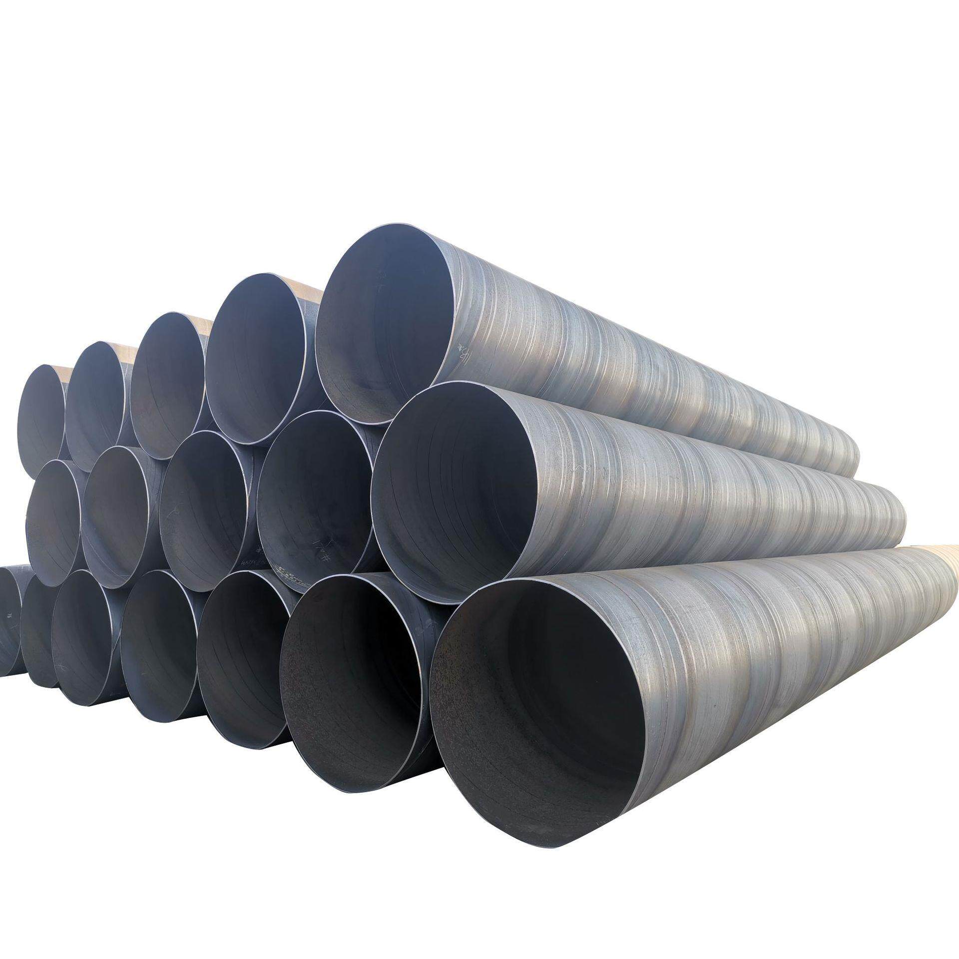 d1220螺旋钢管内环氧粉末涂层防腐外聚乙烯螺旋缝埋弧焊钢管