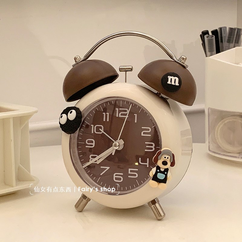 速发高颜值小闹钟学生起床闹器强力神醒宿舍2024新款时钟电子叫铃