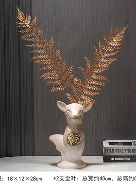 速发搬招物乔迁新捧高档礼财熊居花摆件装饰品新房入宅