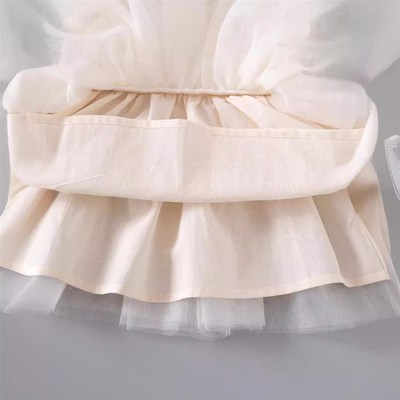 速发小童连衣裙夏装新款超仙新生儿礼服裙子洋气宝周岁网纱公主裙