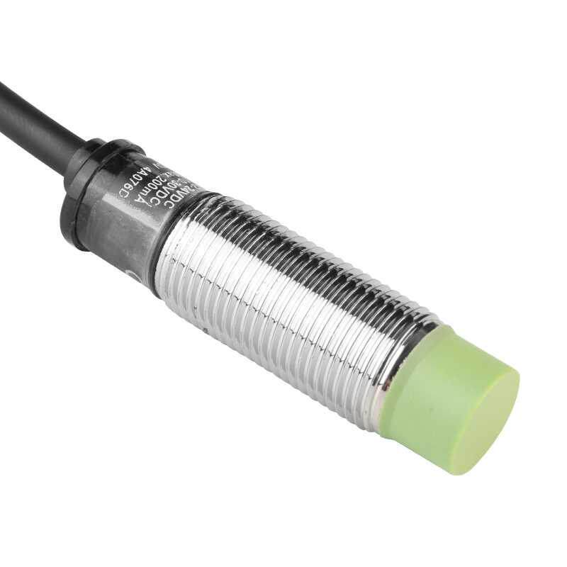 速发。M12金属接近开关PR12-4D感应开关圆形探头传感器 三线P常开