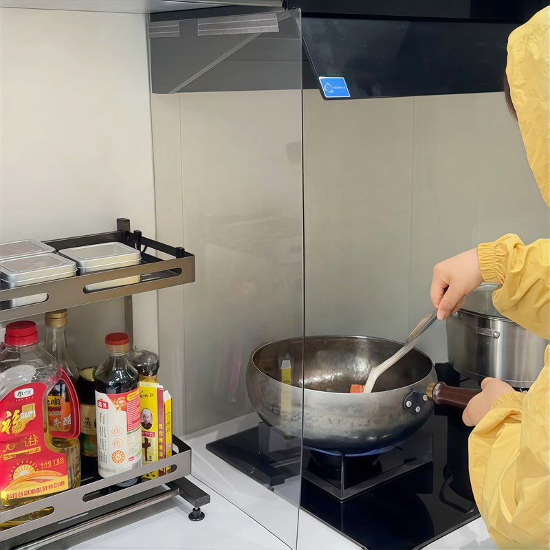 速发新家的100个快递厨房挡油板亚克力自制亚克力板防溅油易清洁