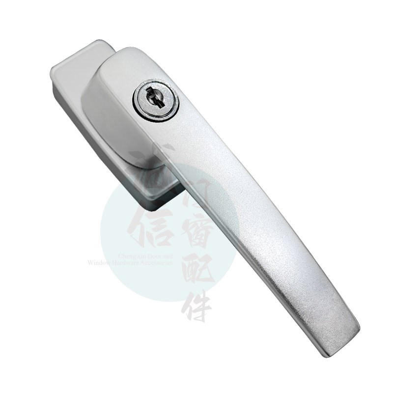 速发断桥铝窗纱一体带金刚网纱窗把手儿童锁拉手执手锁