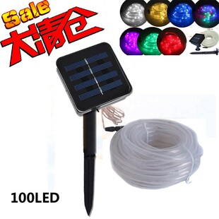 速发户 防水太院灯串外庭能灯圣诞彩灯厂家硅胶管子灯串