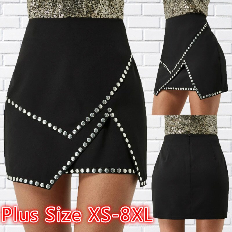 速发 Wo Sexy Bla Skirts Buts Sumr Fashio Elast