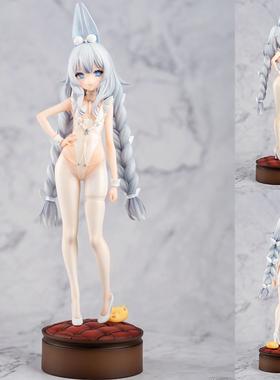 速发兔郎模型恶毒号的懒懒白兔美少U次元模型机箱摆件可T二O妈见