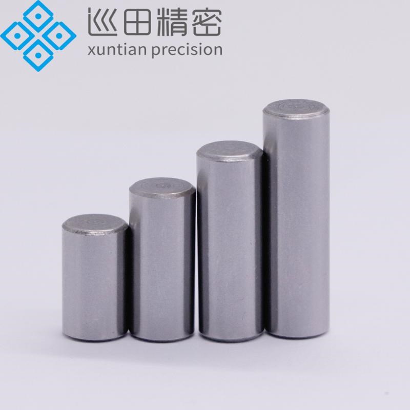 速发高精度h6负公差轴承钢加硬圆柱销直杆销实心平头倒角销钉M2-8
