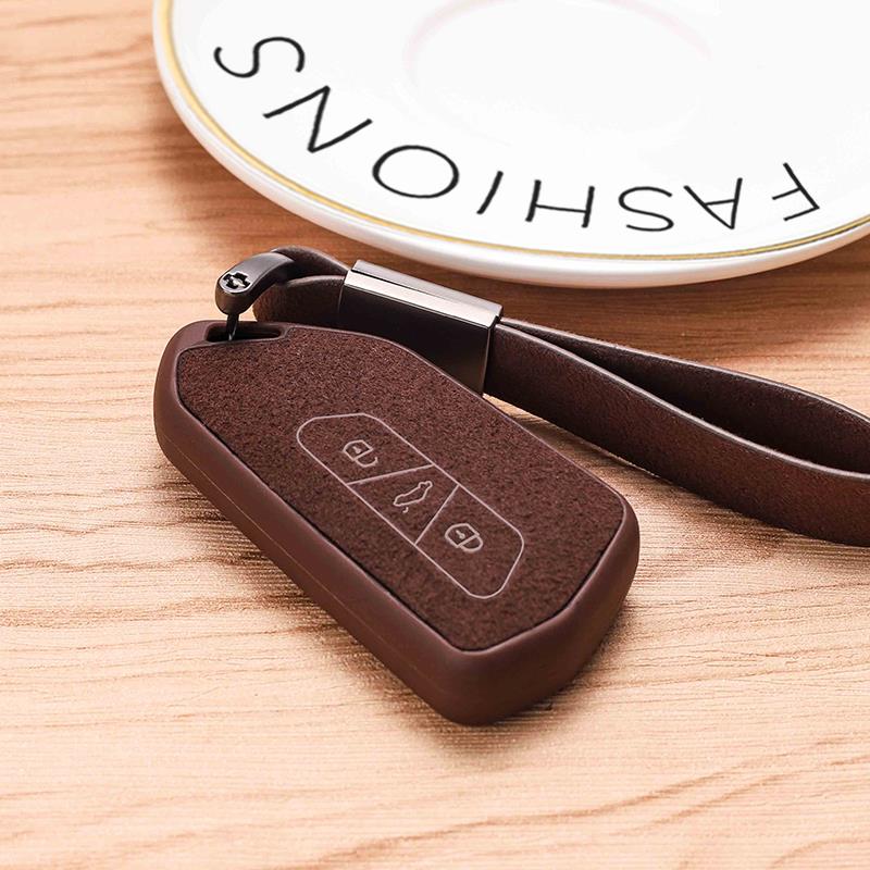 大众凌渡L高尔夫8钥匙套CC途昂x车id3揽境id4探岳id6揽巡男壳扣包