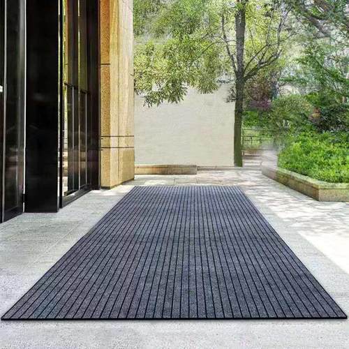 1.6米宽商用地毯防滑除尘吸水商场超市门口地垫160公分厘米七条纹