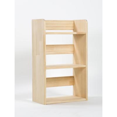 学生桌面书架纯实木桌上置物架书桌多层收纳架书柜简易可定制定做