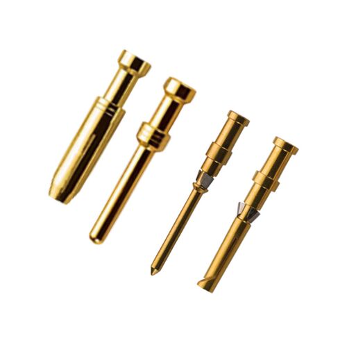 重载连接器10A镀金冷压针CEGM CEGF铜针16A插孔CGSM压接端子CDGF