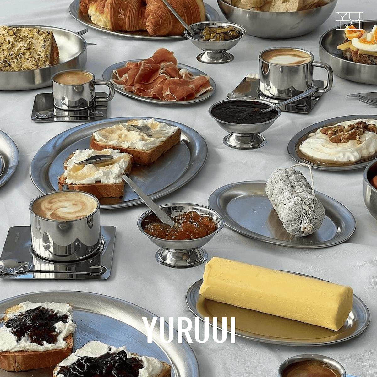 [YURUUI设计师]丹麦Service Projects不锈钢沙拉盆意面碗家用餐具