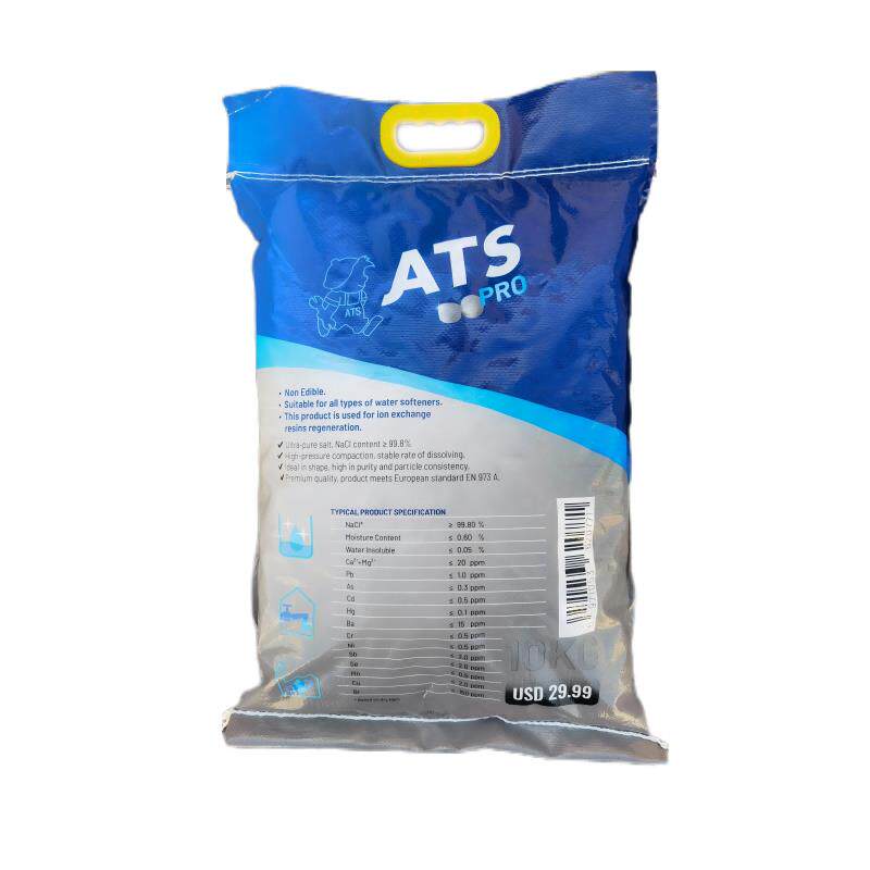 ATS出口软水盐欧盟EN973A标准NSF涉水认证软水机通用盐10公斤包邮