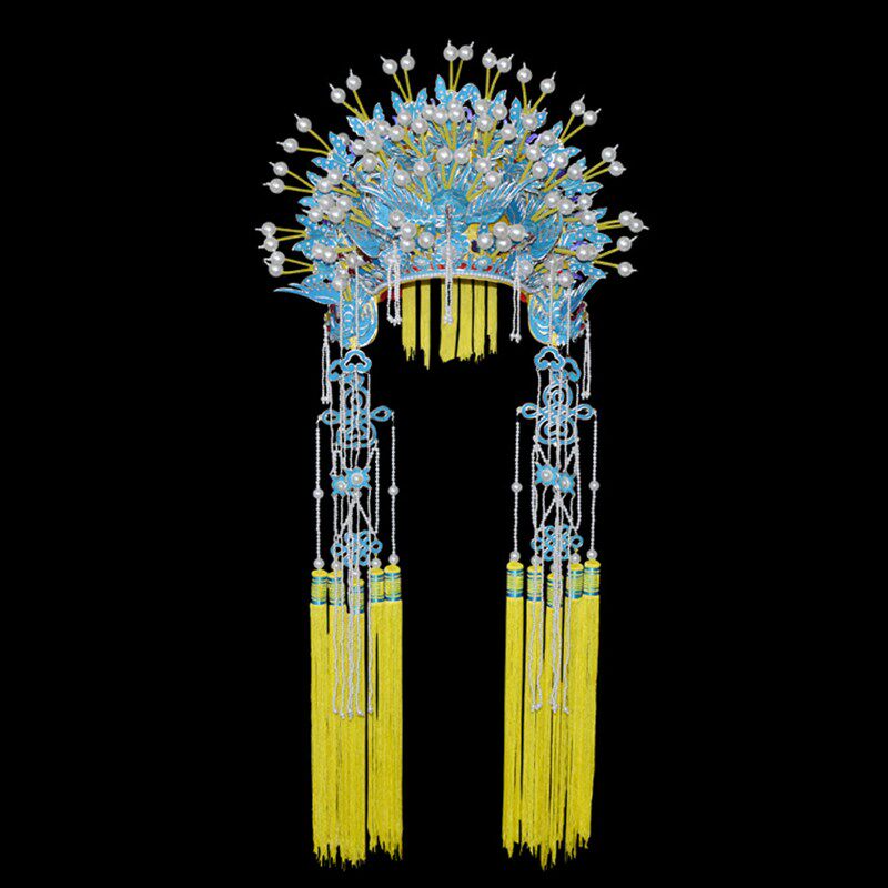 速发五凤凤冠 妃剧越剧戏曲统京醉酒凤冠霞披头饰盔帽传贵新娘结