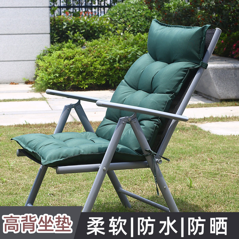 全涤纶欧美风聚酯纤维高回弹原生棉椅垫坐垫绿色防水防晒椅垫批发