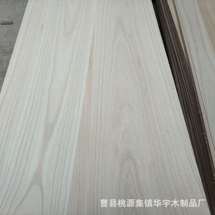 桐木拼板多层拼接木板材家具门芯板双面桐木直拼木板材实木床门板