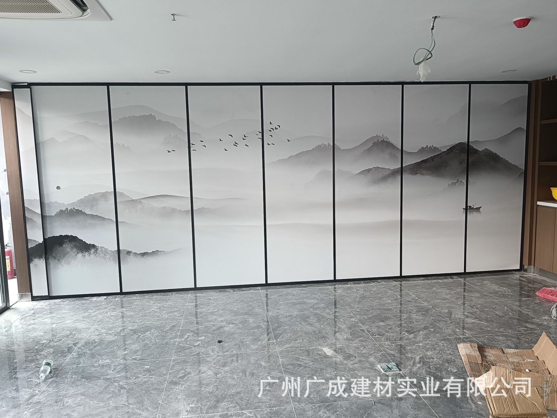 酒店宴会厅移动折叠隔断门BY步阳