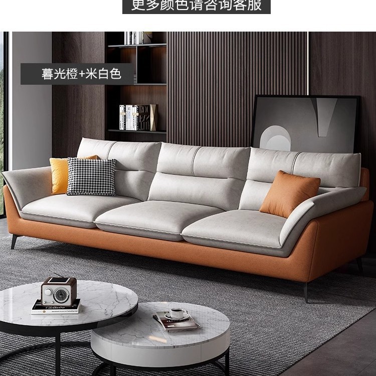 北欧轻奢金属丝绒布艺可拆洗沙发