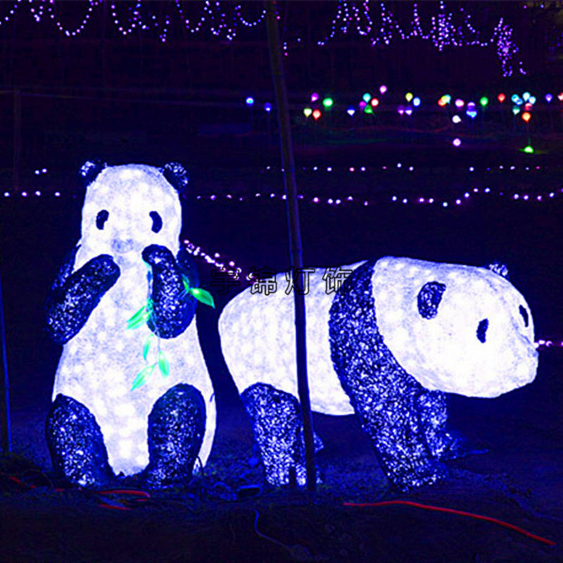 LED3D滴胶北极熊灯光节造型灯