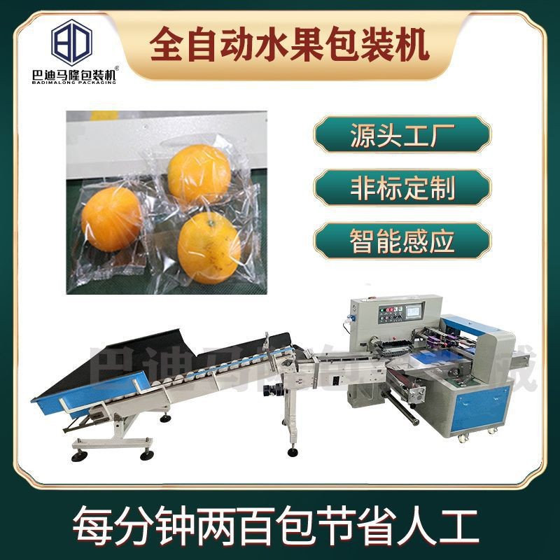 多功能水果包装机 脐橙柠檬全自动装袋打包机 橘子芒果枕式包装机