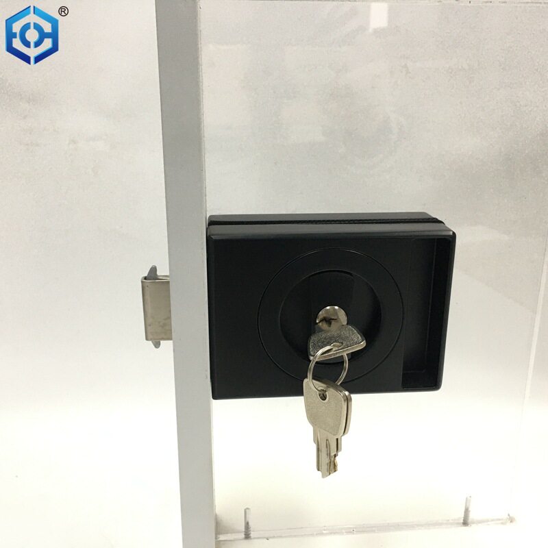 极窄门锁 窄边框玻璃门锁 窄边框玻璃移门锁 窄边框铝框门锁