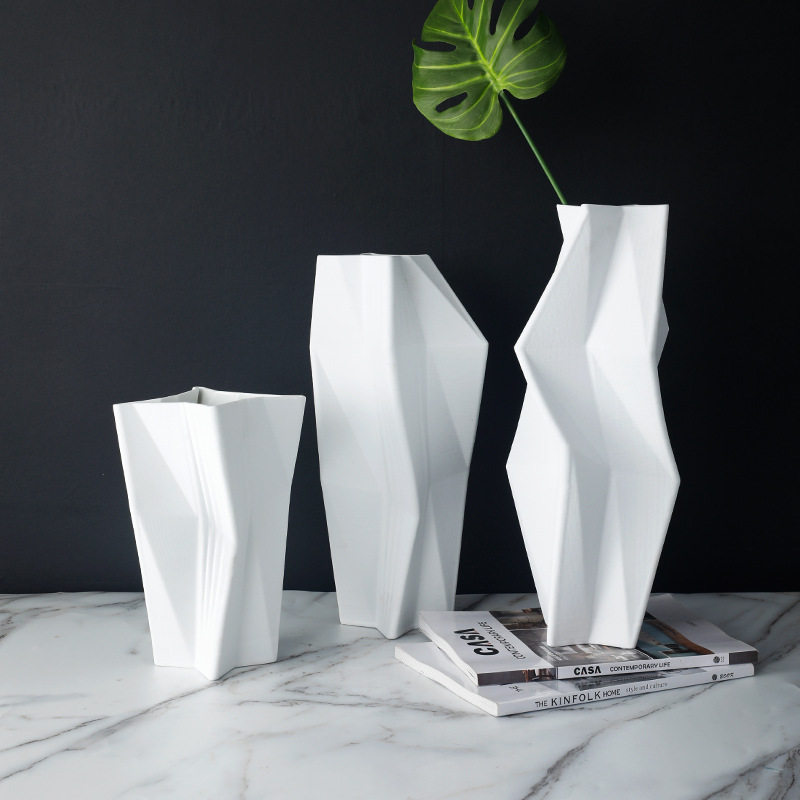 北欧花瓶树脂摆件创意白色几何花器小清新家居装饰品工艺品摆设品,电子元器件市场,电线扎带/束线带,淘宝优惠券,粉丝福利购,淘宝优惠卷