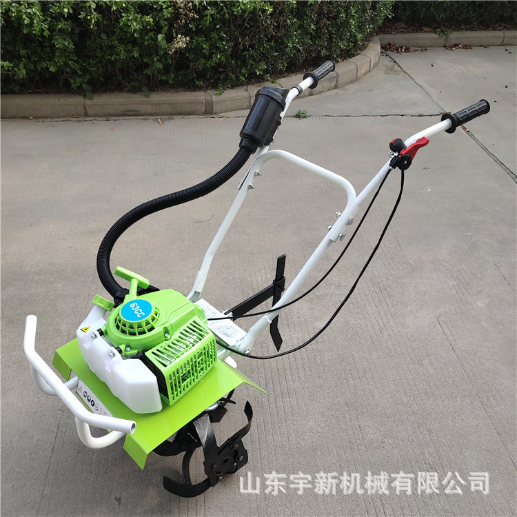 手推式菜地松土机小型家用翻地机四冲程玉米地除草机