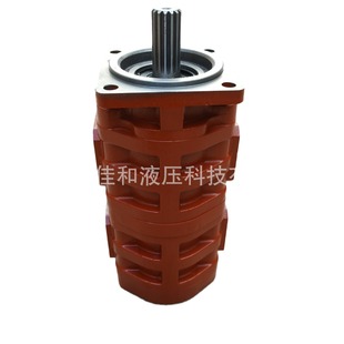 秸秆打包机齿轮泵 3160 东北秸秆打捆机双联齿轮泵 CBGJ3160