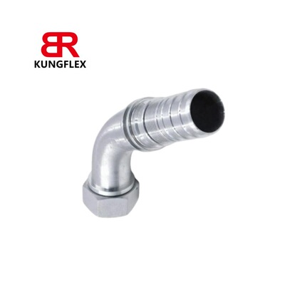 永华标准45° 英管内螺纹60° 外锥面 22643-W 扣压式软管接头