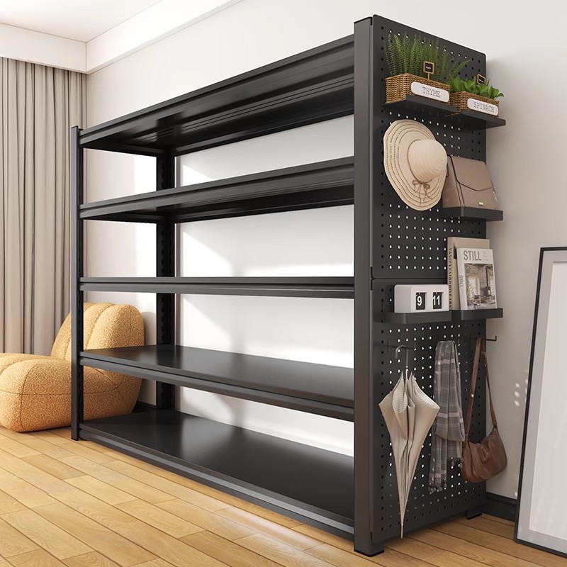 家用货架置物架多层仓库阳台储藏室快递收纳架超市角钢储物铁架子