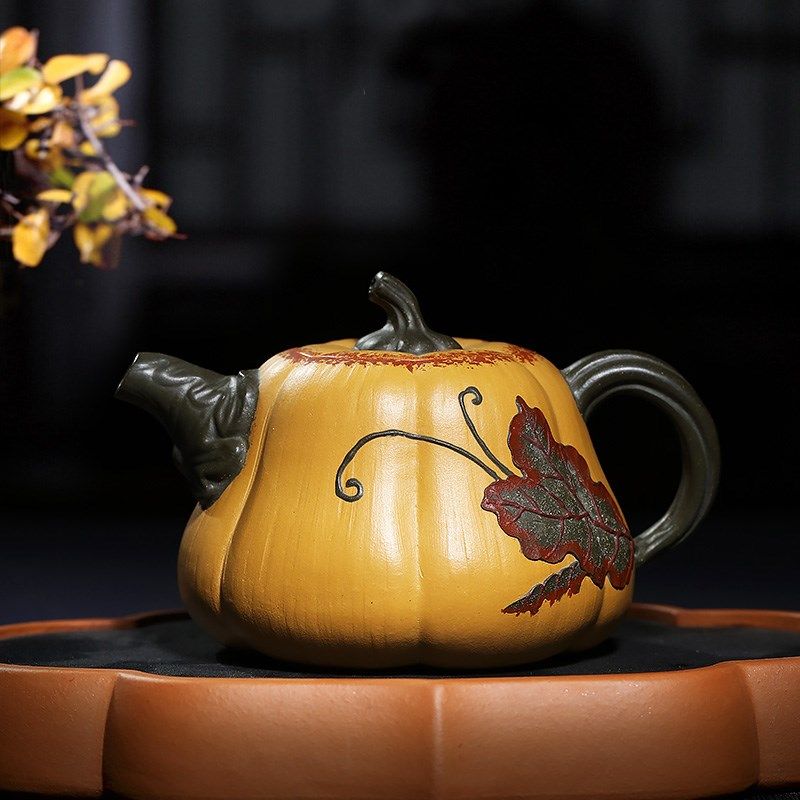 宜兴紫砂壶纯手工名家正宗段泥仿生南瓜壶家用小茶壶单人功夫茶具,餐饮具,茶壶,淘宝优惠券,粉丝福利购,淘宝优惠卷