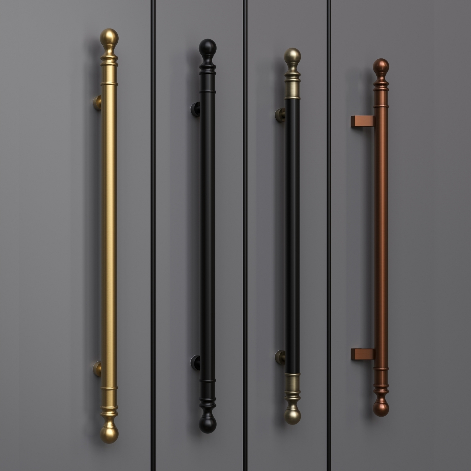 新中式仿古铜玻璃门n拉手豪华酒店宴会厅双开门拉手推拉实木门把