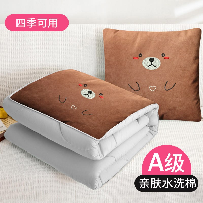 抱枕被子两用汽车空调被小枕头车上车载车L用二合一靠枕折叠可定