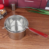 加密网漏勺不锈钢过虑网双耳漏勺加密网勺油漏滤豆浆滤网过滤勺