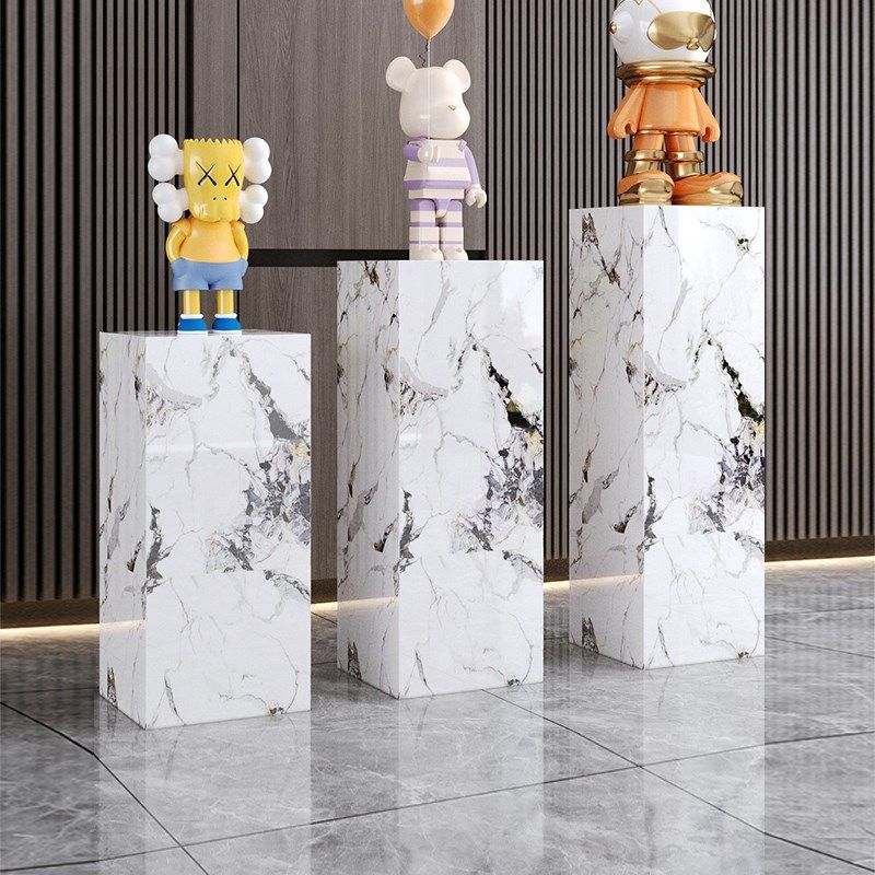 工艺品摆件台花架客展厅玄关酒店会所岩板装饰立柱大理石雕塑底座,家居饰品,装饰摆件,淘宝优惠券,粉丝福利购,淘宝优惠卷