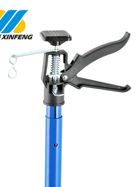 厂家供应蓝色不锈钢支撑杆 50-115cm顶杆 可定牌可调节可扩展