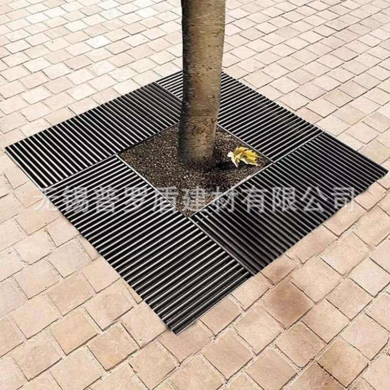 钢板树穴格栅 树篦子 市政园林不锈钢树篦子 园林景观绿化护树板