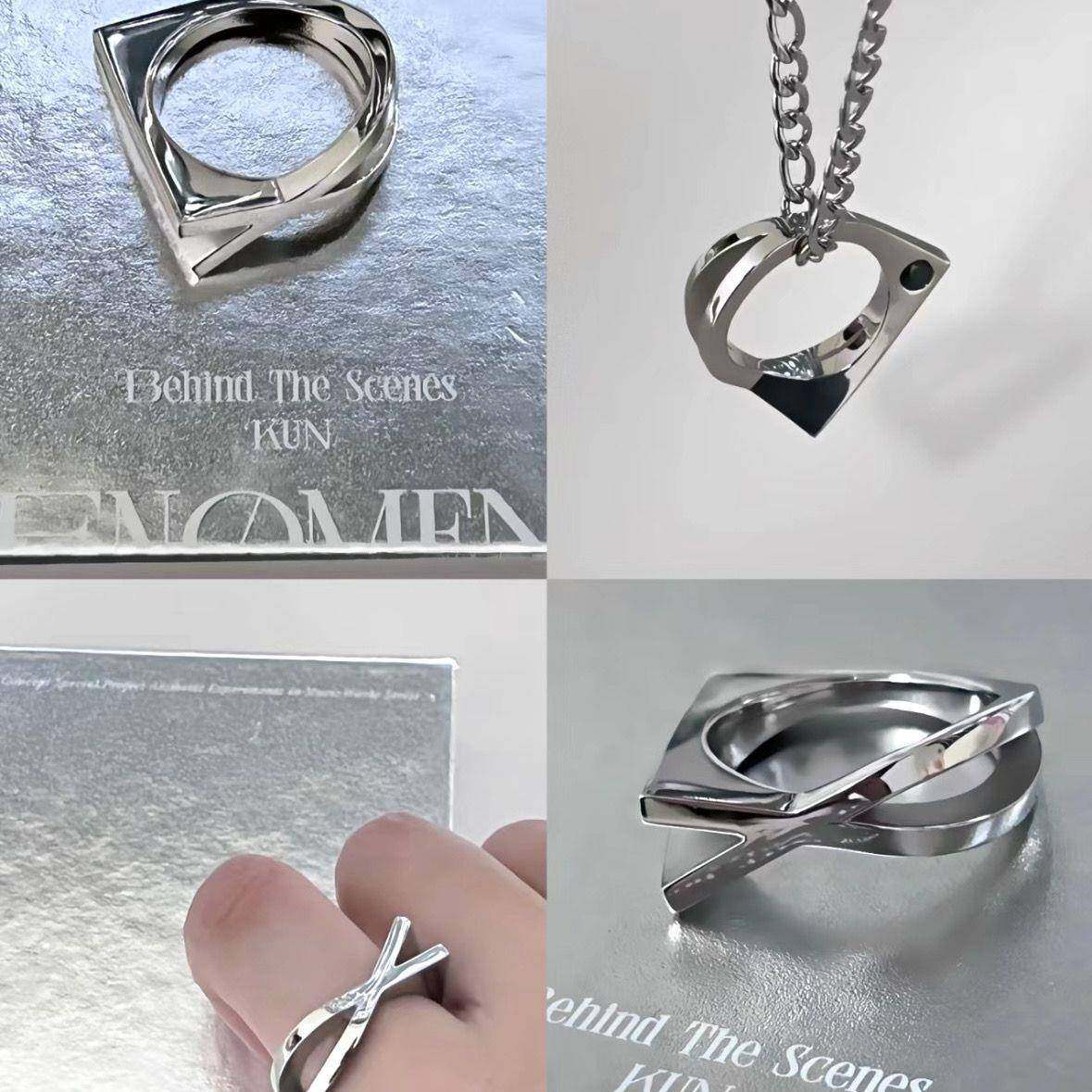 蔡徐坤专辑主题现象戒指周边潮流小众时尚简约送闺蜜女友生日礼物