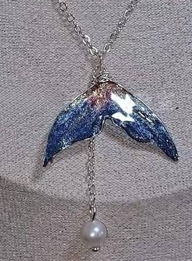 恋与深空祁煜美人鱼尾珍珠项链动漫周边二次元原创手作生日礼物