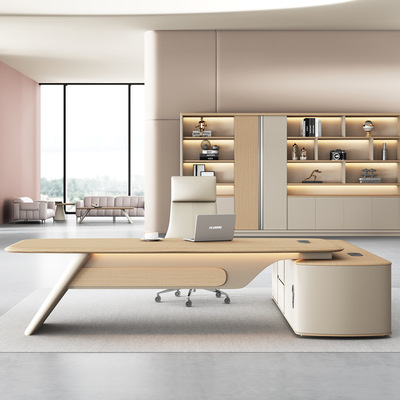 Government furniture系列桌椅高端老板简约轻奢办公桌全套办公家