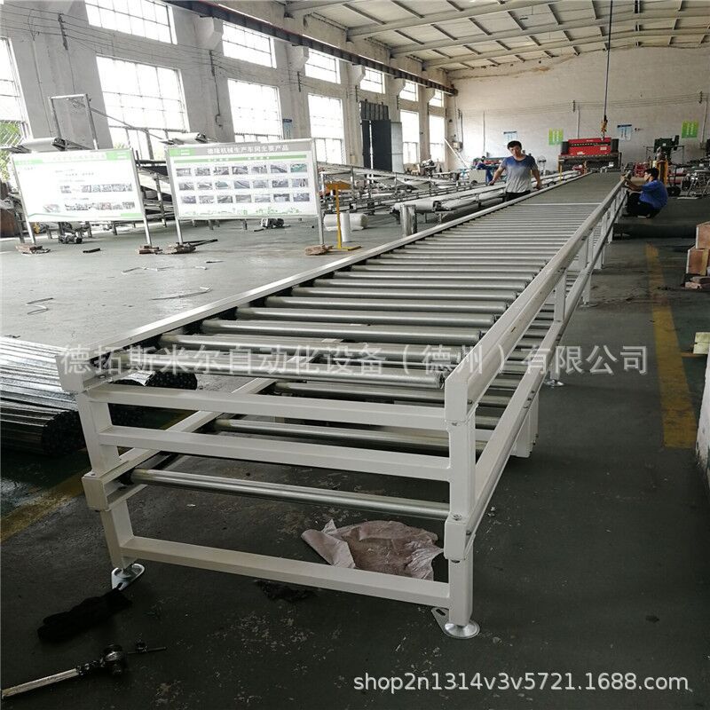 双层动力滚筒输送机工装板搭配滚筒线产品组装动力传送带